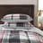 Wildflower Plaid Reversible Comforter Set -91584005-23078441