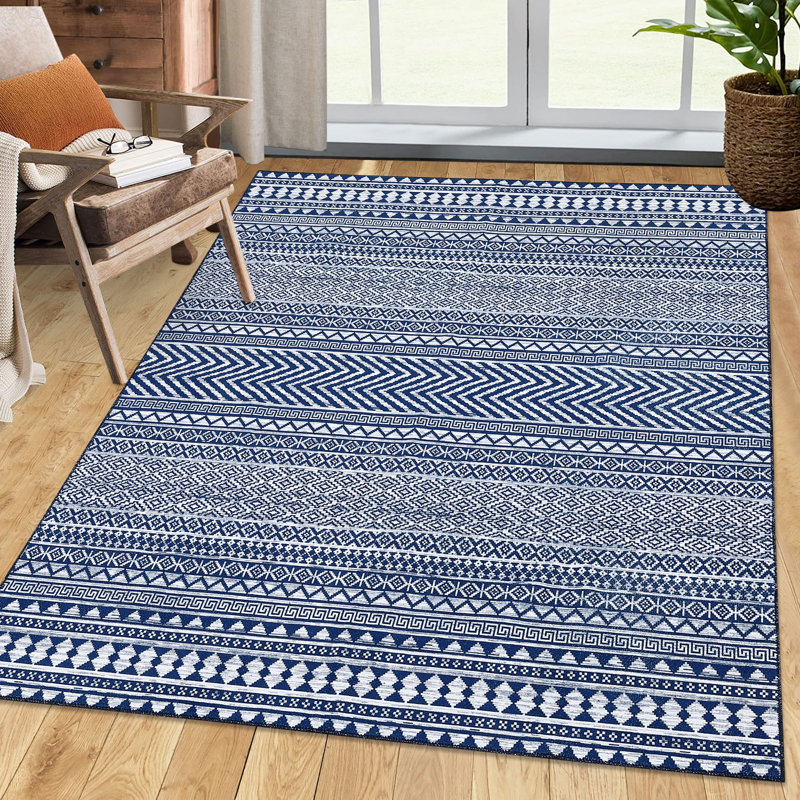 Tapis en polyester Karell, Rectangle 5 pi x 7 pi