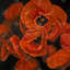 Poppy Bouquet, toile rouge - décoration murale contemporaine pour chambre à coucher-119180288