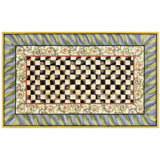 Courtly Check® Purple/Green Washable Rug