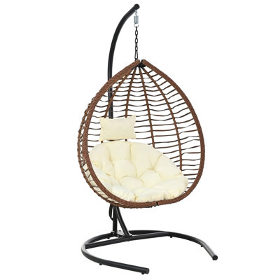 Indoor Outdoor Hanging Hammock Chair with Stand