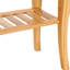 Long tabouret de spa avec rangement - crée une expérience de douche luxueuse avec tablette de 20,13 po compacte et sécuritaire pour la salle de bain