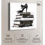 "Inky Book Stack", reproduction d'art à la mode sur toile par Art Remedy, prête à être accrochée-115056658