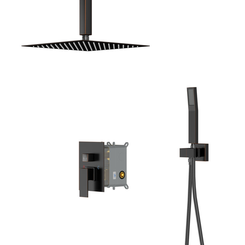 Dual Shower Head 1.8 GPM GPM, Oil Rubbed Bronze
