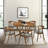 Jeyhan Open Back Dining Chairs with Arms in Rubberwood and Fabric-691480607-727476591-727476588