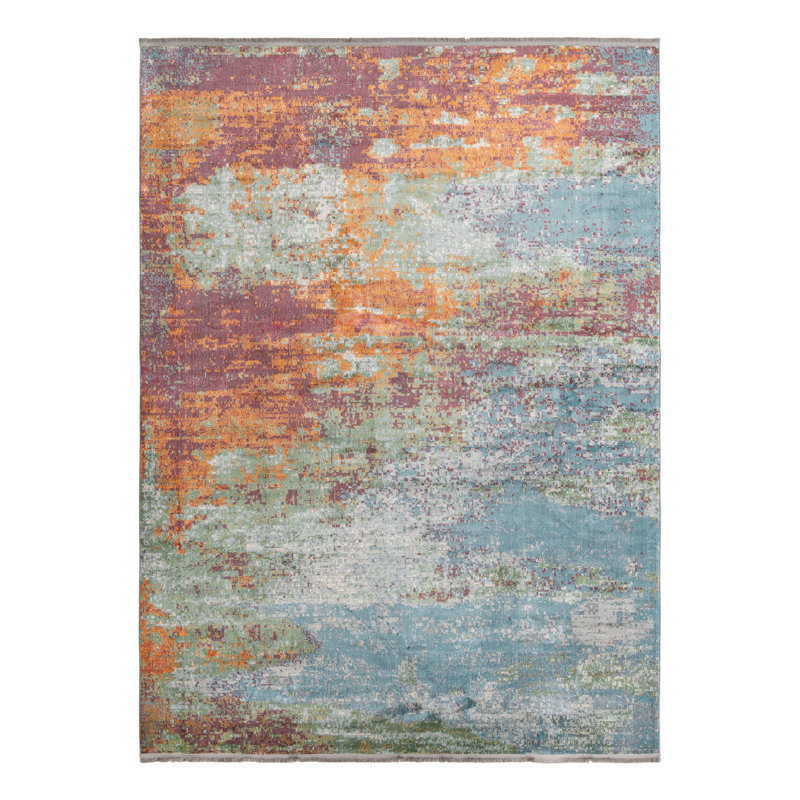 Haefner Abstract Indoor Rug, Rectangle 9' x 12'