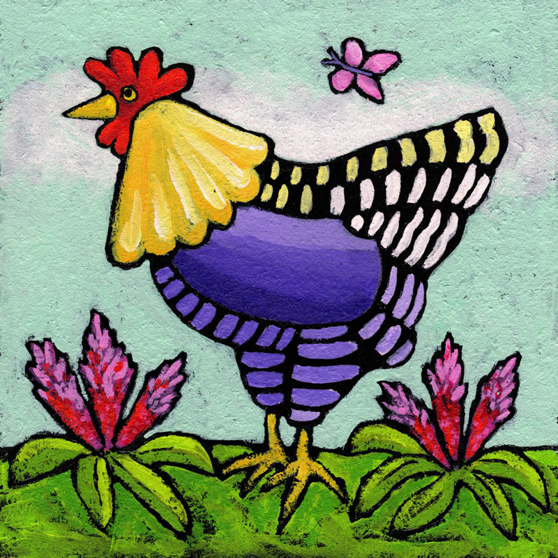 Janet Nelson - Wrapped Canvas Painting, 81cm H x 81cm W x 3.81cm D