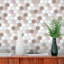 Honey Hexa Grey Glossy 3D Tile Stickers 30 x 15cm-1408101742
