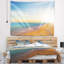Tapisserie «Seashore Quiet Evening Blue Beach»-28507749
