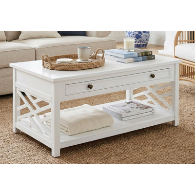 Table basse avec tiroir et tablette Coventry