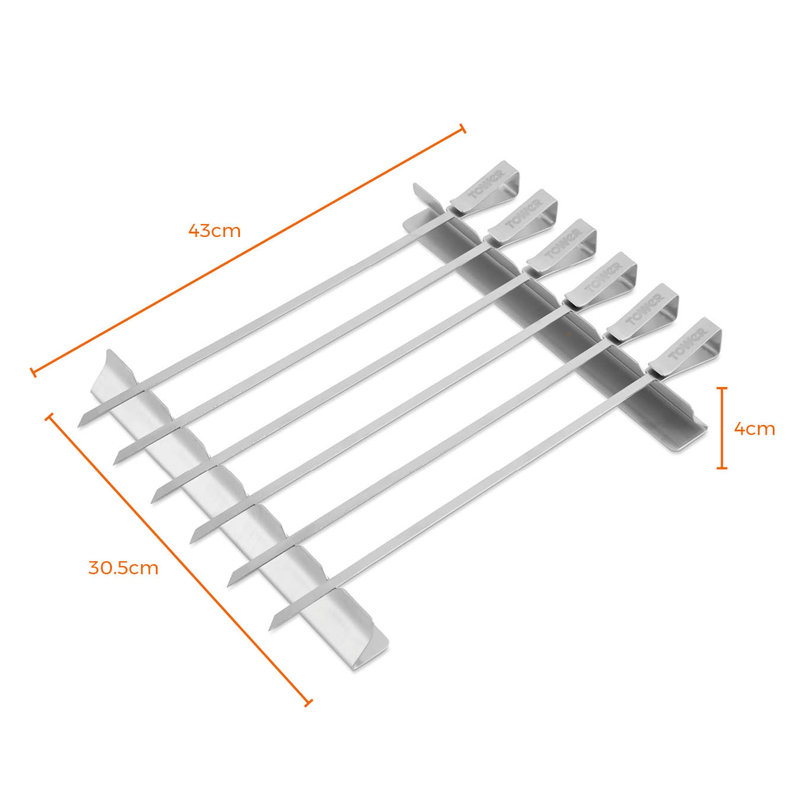 Stainless Steel Skewer And Shish Kebab