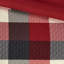 Édredon 7 pièces à chevrons rouge très grand - Tissu accent Buffalo-125963271-125963274