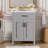 Space-saving Vanity Solid Wood Modern Compact Bathroom