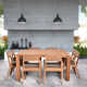 Elswick 60'' Round 8 - Person Outdoor Dining Set with Cushions
