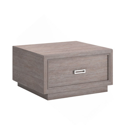 Table basse au design élégant, gris moyen