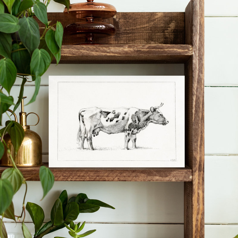 Vache debout, H 18 po x l 12 po