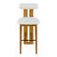Tabouret de bar intérieur en bois rembourré-1196006051