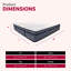 14 po Très grand matelas hybride