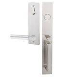 Bravura 973-845 Dummy Montgomery Handleset with Sumpter Lever in Satin Nickel - L