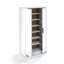 Multifunction Wardrobe With Two Doors With Six Shelves, White Color, Measurements 55 X 108 X 36 Cm-1608982358