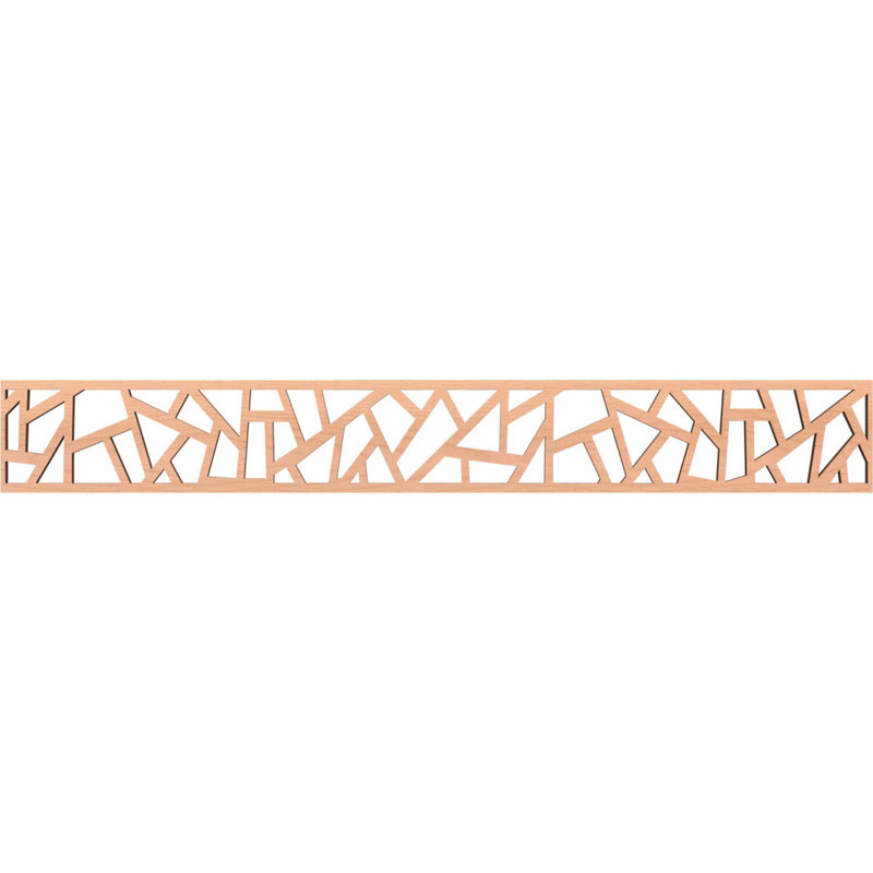 Moulure en bois Harrisburg, H 6 po x l 46,5 po x P 0,375 po, Aulne