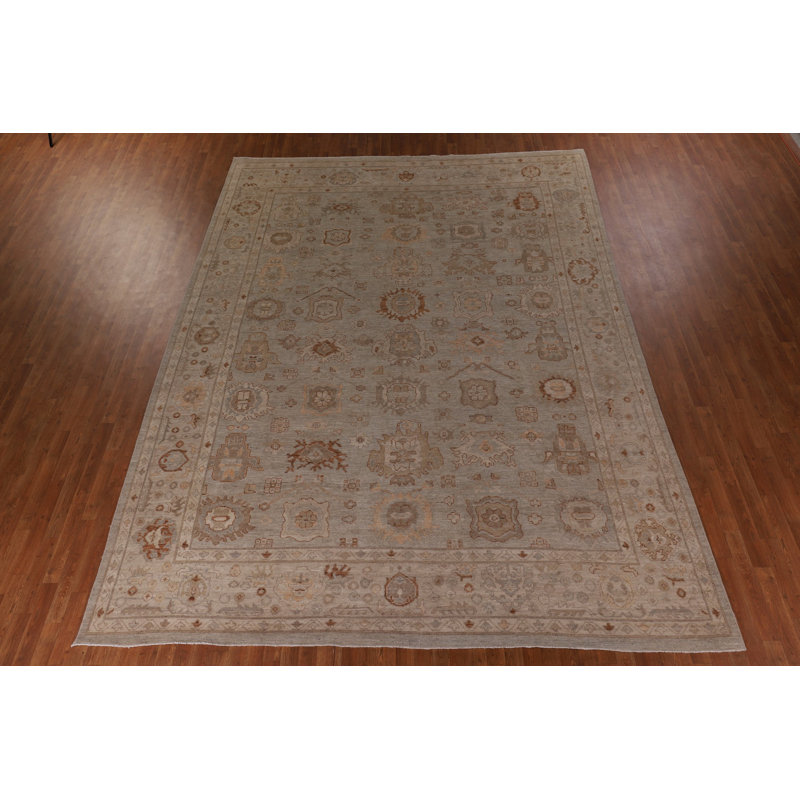 Vegetable Dye Oushak Oriental Large Rug 10x14