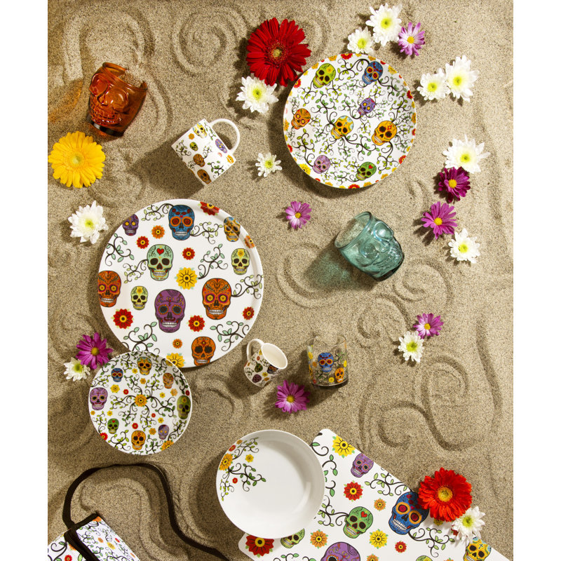 Calavera 18 Piece Dinnerware Set - Service for 6