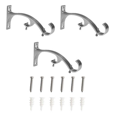 Supports de tringle à rideaux double de 1 po et 3/4 po Lumi Home Furnishings
