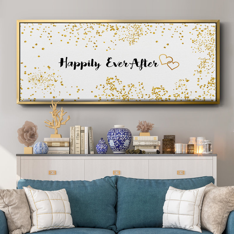 Happily Ever After - toile encadrée, H 24 po x l 60 po