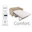 Jay-Be Heritage Sofa Bed with E-Pocket Mattress - Two Seater - Luxe Velvet-96332918