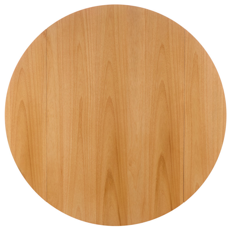 Roma Rnd Drop Leaf Scallop Table, Natural