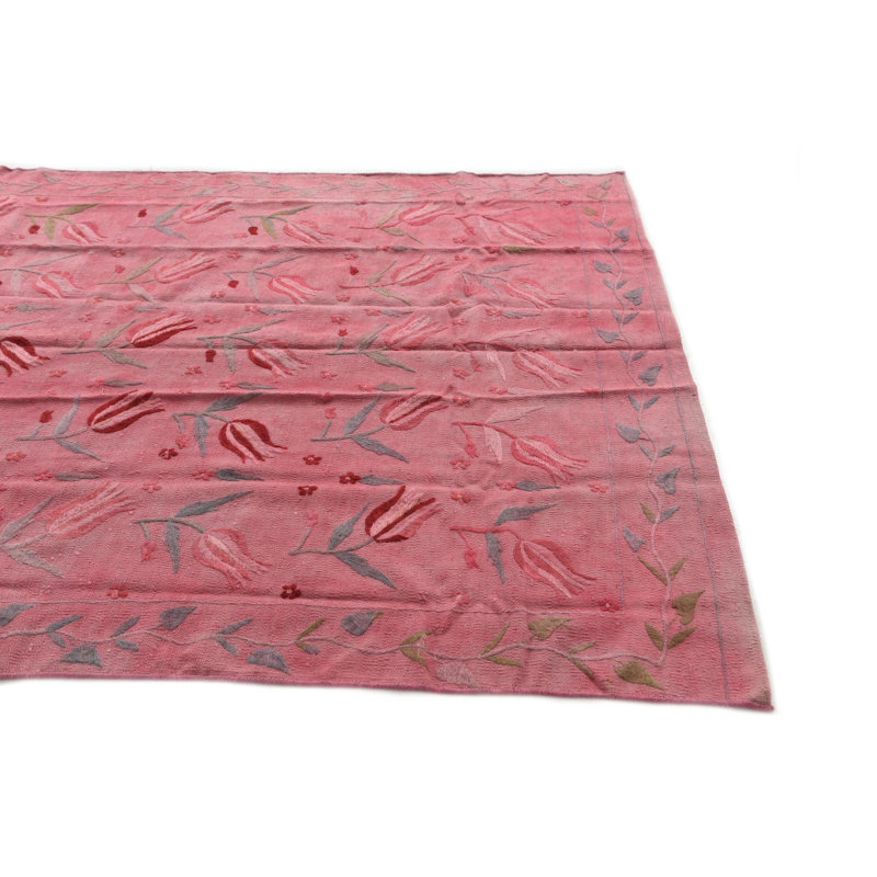 Tapis rose 5 x 8