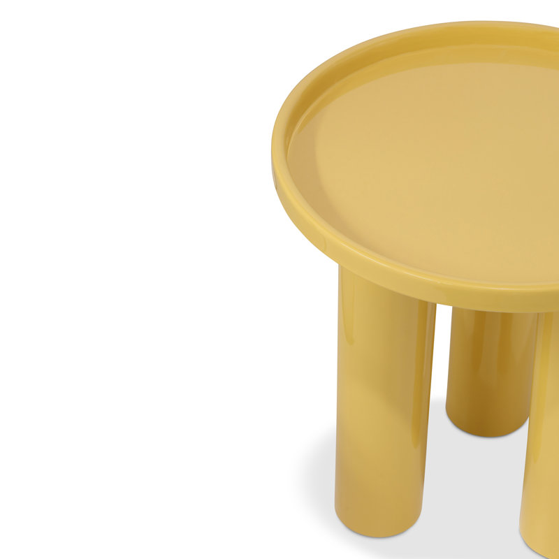 Sofia End Table, Yellow Ochre