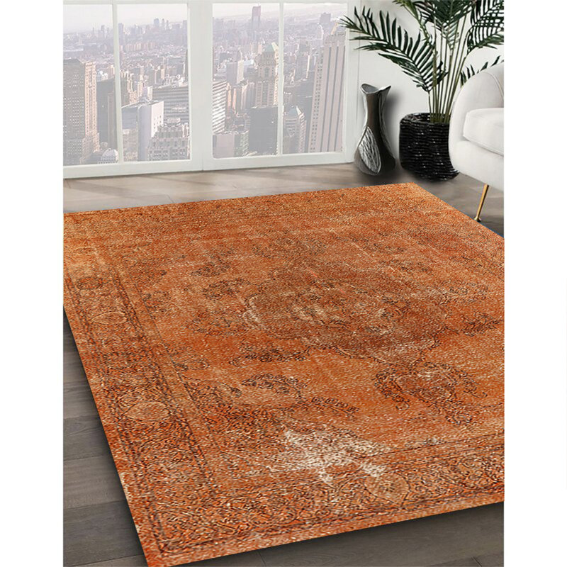 Moroccan Indoor Rug, Square 3'