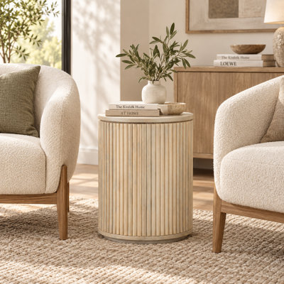 Solid Wood End Table