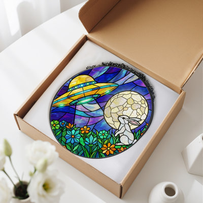 Vitrail Ufo Rabbit
