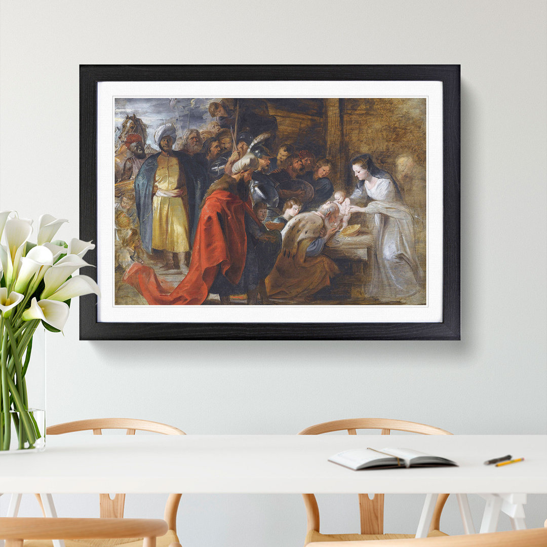 The Adoration of the Magi by Peter Paul Rubens - Picture Frame Painting