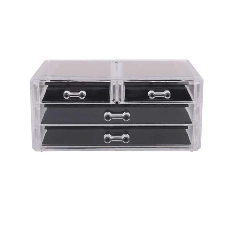 Plastic Compartment Makeup Organiser