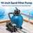 2850 GPH Sand Filter Pump with Timer