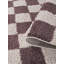Chester Living Room Shaggy Area Rug Modern - Contemporary Checkered Design 30Mm Plush Pile Jute Backing Soft Woven Carpet -Hallway Indoor Rug, Lilac-153824529