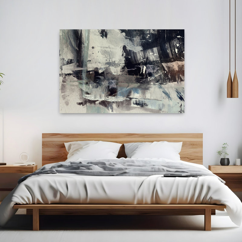 Art contemporain contemporain abstrait, H 60 po x l 40 po