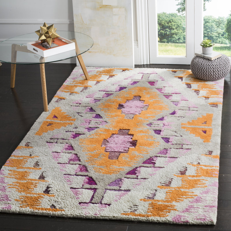 Janis Hand Tufted Performance Southwestern Rug, Rectangle 4' x 6'