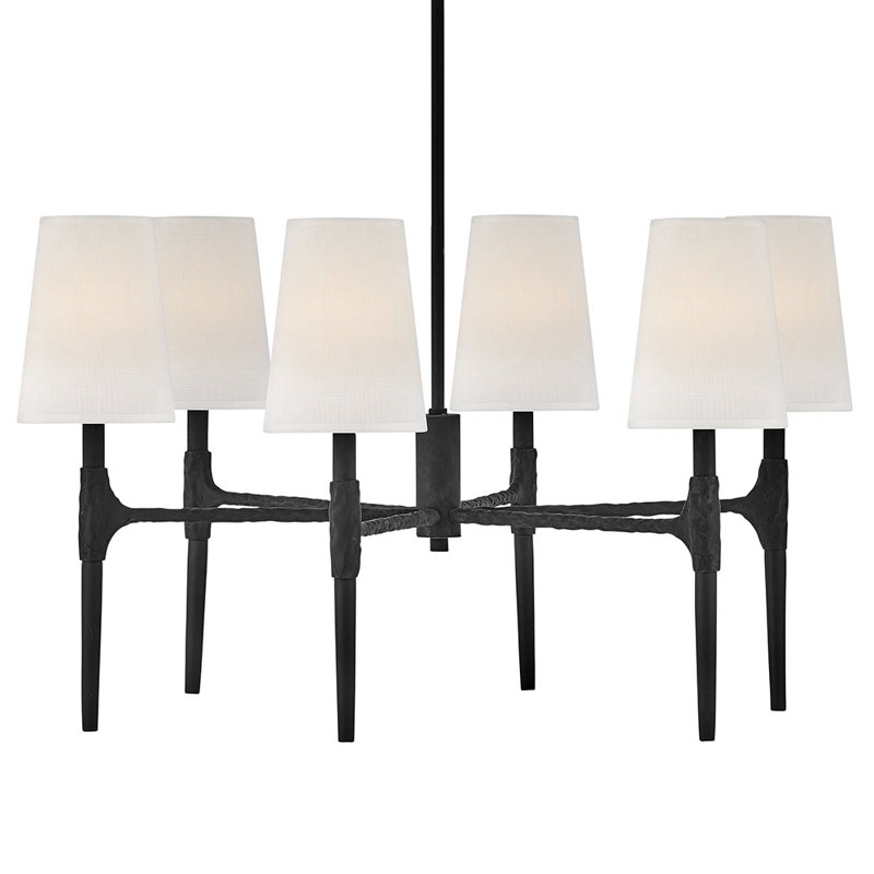 Beaumont 6-Light Shaded Classic / Traditional Chandelier