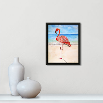 Imprimé flamant rose par Mike Ragan pour 
