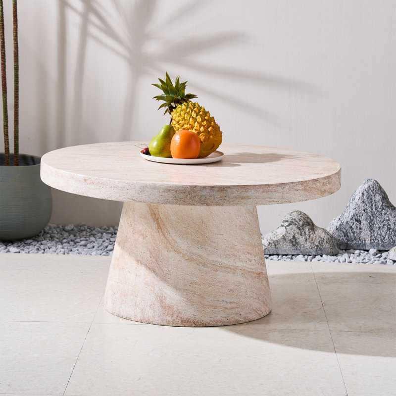 Table basse ronde d'extérieur