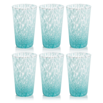 Willa Speckled Highball Glasses, Set of 6