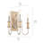 Dilnoor Steel Candle Wall Light