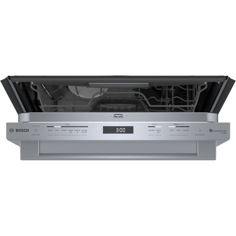 800 Series 24" Top Control Built-In Dishwasher with Stainless Steel Tub and Flexible 3Rd Rack, Stainless Steel