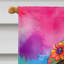 Drapeau de maison de loutre hippie
