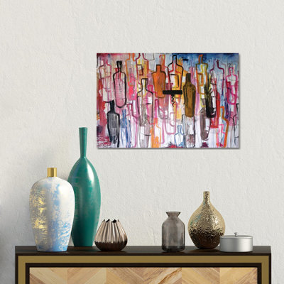 Bottles 1 Piece Painting on Canvas